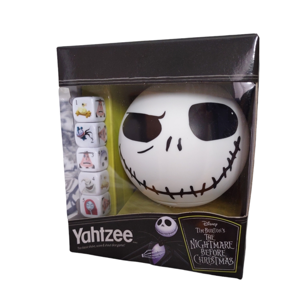 Yahtzee Jack Skellington Disney's Nightmare Before Christmas Game